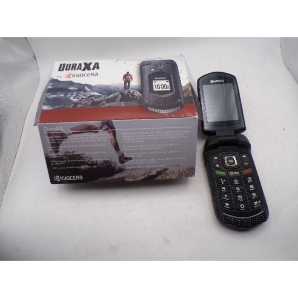Kyocera DuraXA E6710 Rugged Flip Phone  5MP Camera Untested Parts Only